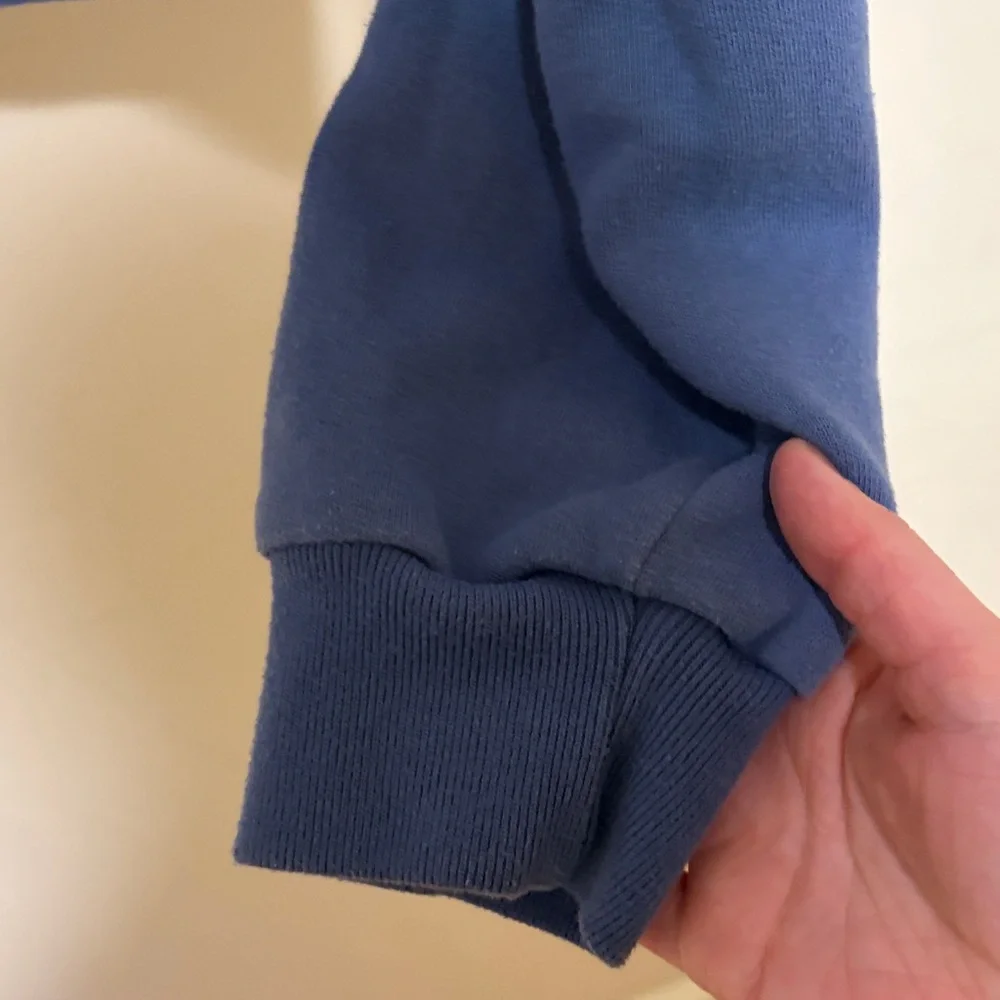 Hollister blue cropped hoodie - Picture 6 of 7